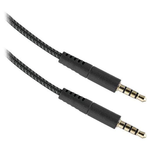 Kabel jack 3,5 mm nylon gevlochten Xtremwork - T'nB