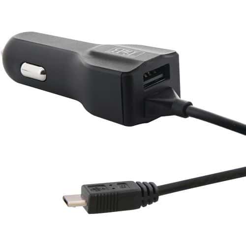 Autolader 15W USB-A sigarettenaansteker kabel micro USB - T'nB