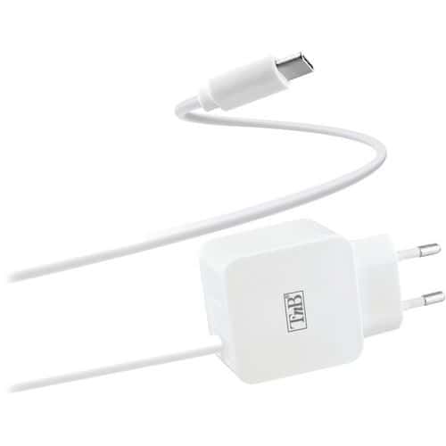 Oplader met kabel geïntegreerd USB-C - T'nB