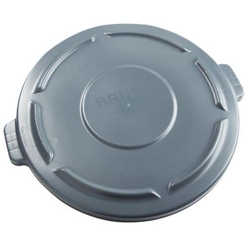 Plat deksel voor ronde container Brute - Rubbermaid