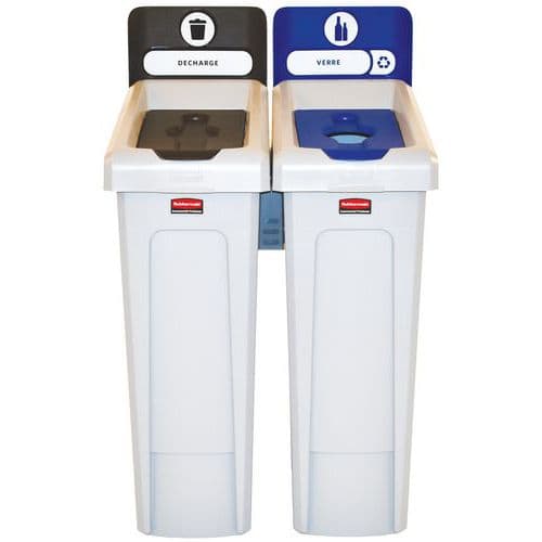 Slim Jim Recycling station 174 ltr_Rubbermaid