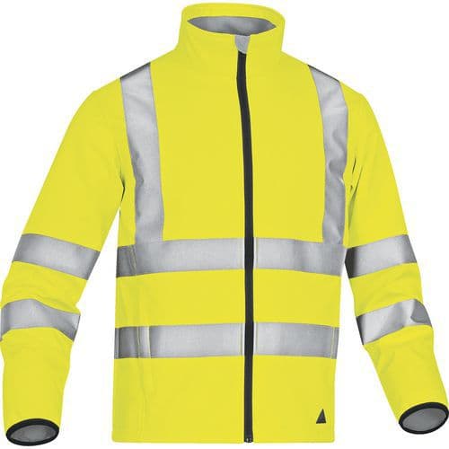 Veiligheidsjas softshell reflex polyester 3 laags LEGA