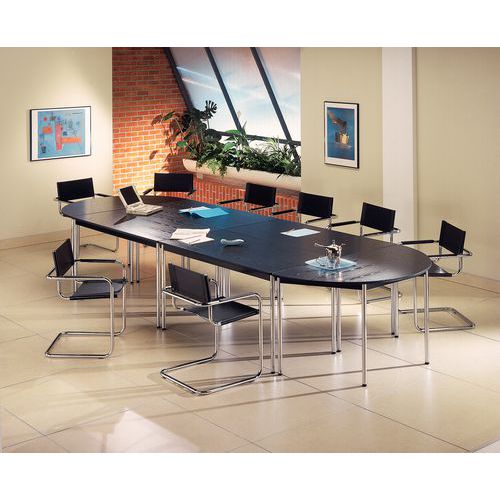 Modulaire vergadertafel Comfort - Halfrond