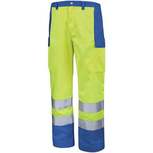 Werkbroek met hoge zichtbaarheid Fluo Base XP - Cepovett Safety