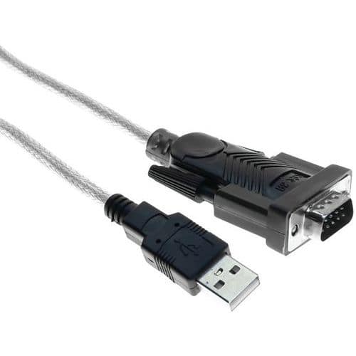 Kabel USB serie RS-232 DB9+25 DACOMEX