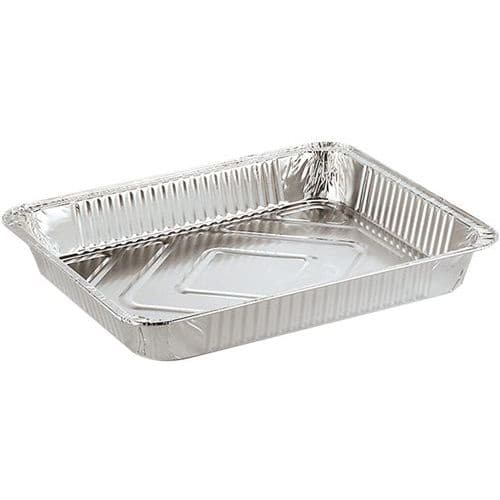 Schaal met rond rand aluminium Gastronorm 1/2 - Set 100 - Matfer Flo