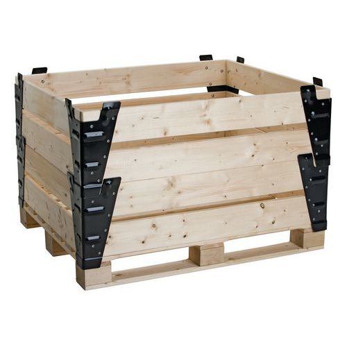 Houten palletkist ISPM 15 - vast