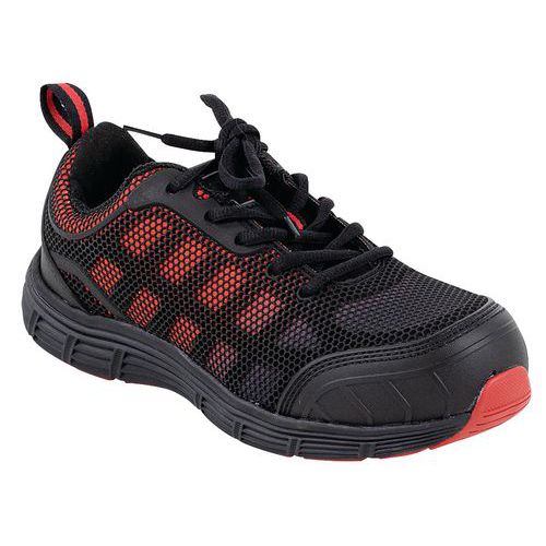 Sportschoen Ogwen Trainer Compositelite S1P FT35 Rood/zwart Portwest