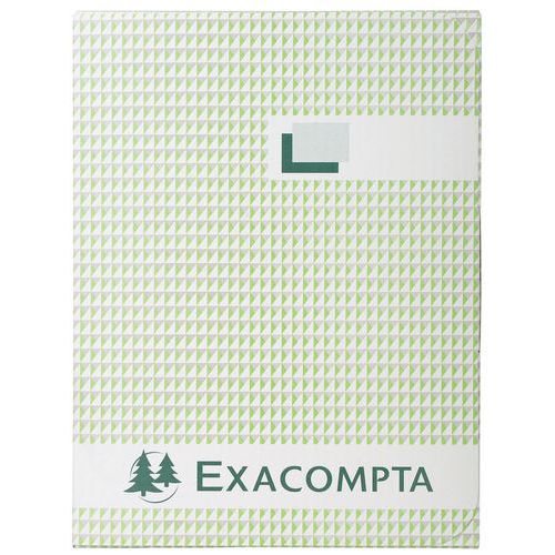 Register 29,7x21 cm 5x5 gefolioteerd 200 pagina's - Exacompta