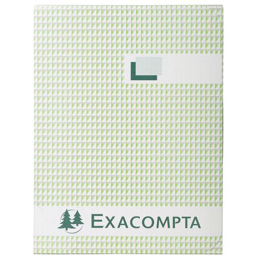 Register 29,7x21 cm 5x5 gefolioteerd 300 pagina's - Exacompta