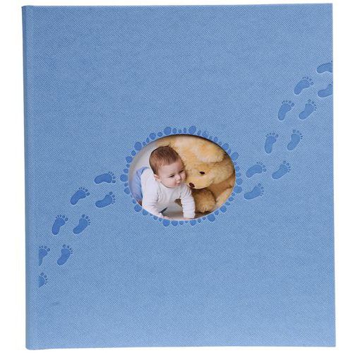 Fotoalbum PILOU baby boekgebonden 60 wit bladen 29x32cm Exacompta