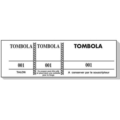 Tombolablok met 3 luiken in kleur 4.8x15 cm-Exacompta