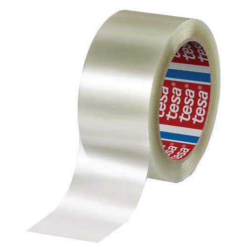 Tape van gerecycled polyester 60412 - transparant - Tesa