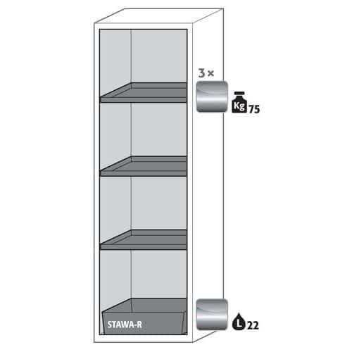 Veiligheidskast S-CLASSIC-90 - 1968x596mm - Asecos