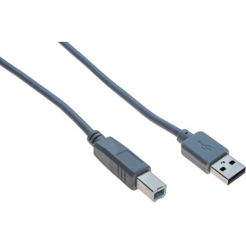 USB 2.0-kabel A en B grijs - 3 m