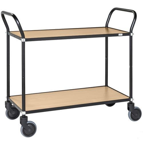 Design-trolley - zwart frame - KONGAMEK