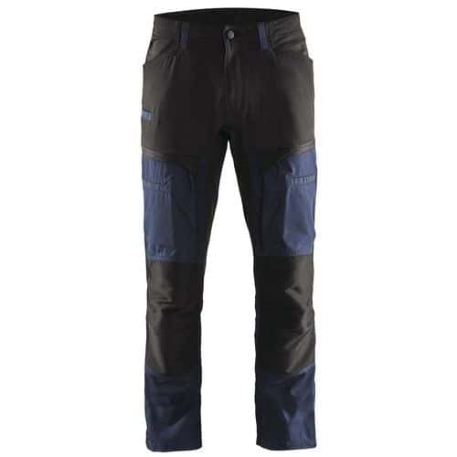 Service werkbroek met stretch 1456 - donker marineblauw/zwart