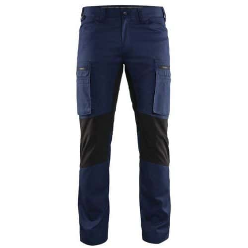 Service werkbroek met stretch 1459 - marineblauw/zwart