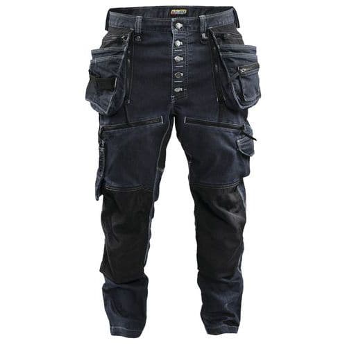 Baggy Denim Stretch X1900 1999 - marineblauw/zwart