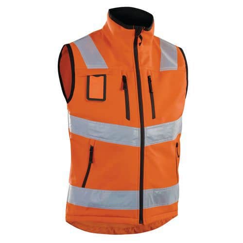 Softshell Vest High Vis 3049 - oranje