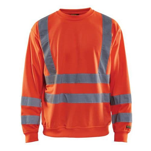 Sweatshirt High Vis 3341 - rood