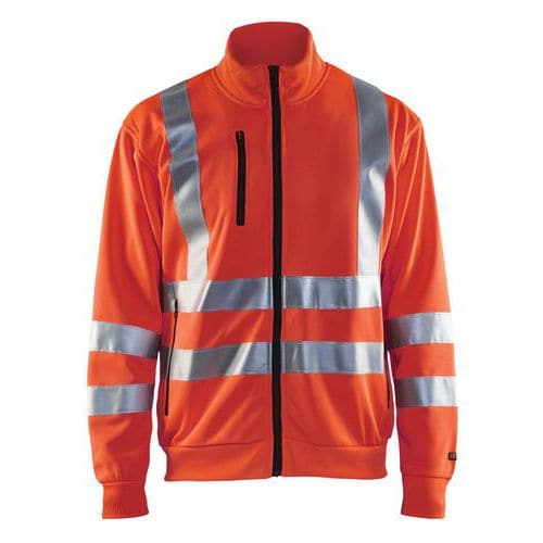 Sweatshirt High Vis 3358 - rood