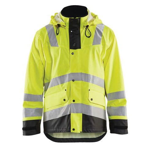 Regenjas High Vis LEVEL 2 4302 - geel/zwart