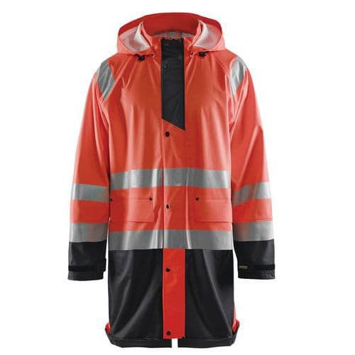 Regenjas High vis LEVEL 1 4324 - rood/zwart