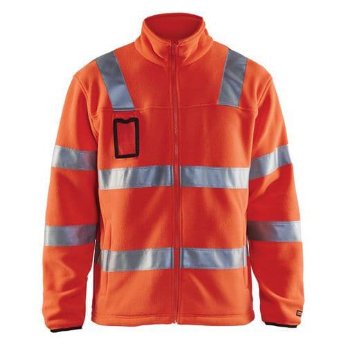 Fleecejas High Vis 4833 - rood