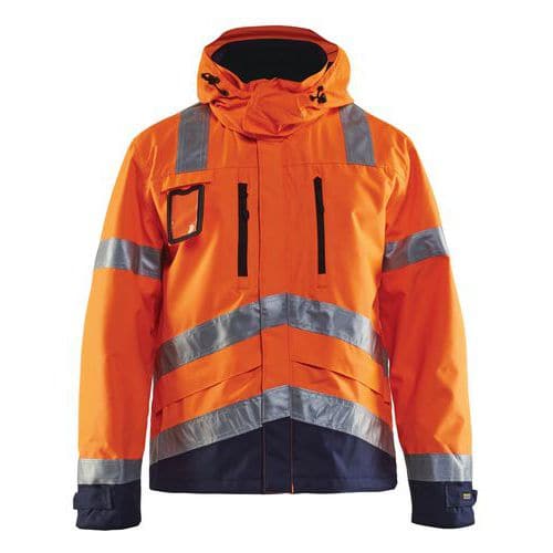 Jack Ongevoerd High Vis 4837 - oranje/marineblauw