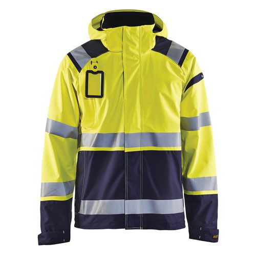 Jack Shell High Vis 4987 geel/marineblauw