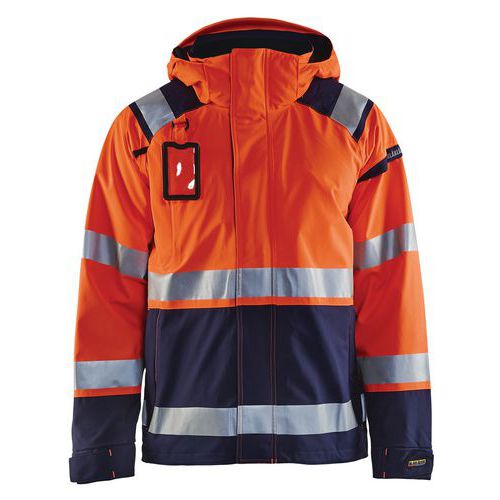 Jack Shell High Vis 4987 - oranje/marineblauw