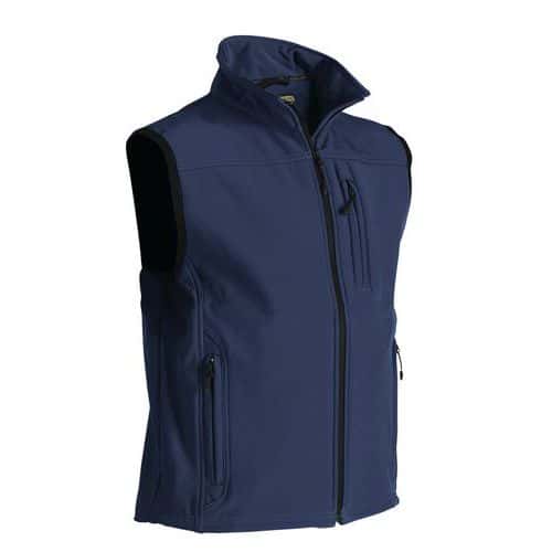 Bodywarmer Softshell 8170 - marineblauw