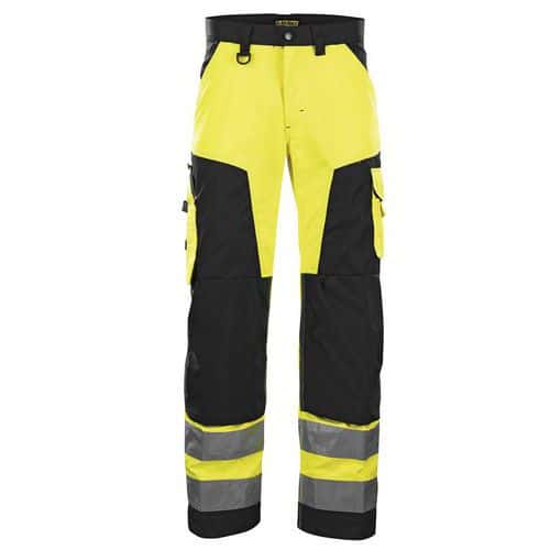 Werkbroek High Vis zonder spijkerzak 1566 - geel/zwart