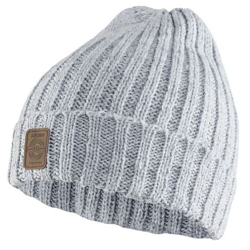 Beanie - reflecterend - gebreid 2027 - grijs gemeleerd