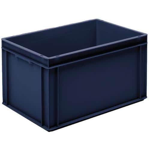 Euronormbak - Gesloten - blauw - gerecycled - 60 l - UTZ