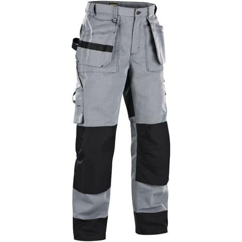 Werkbroek Heavy Worker - lichtgrijs/zwart - Blåkläder