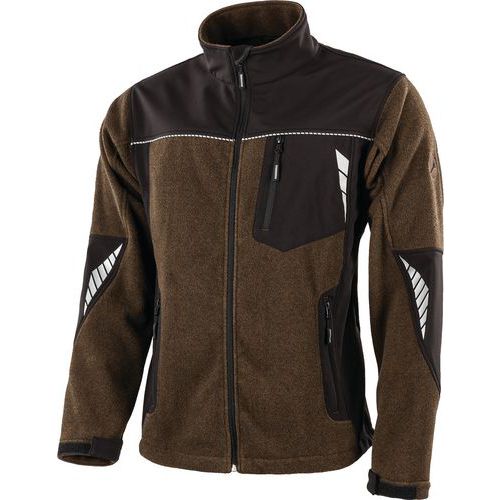 Fleece/softshell jack EXPLORER BRN