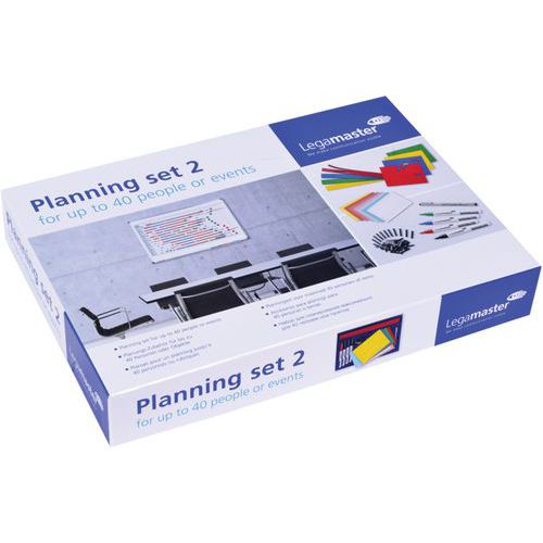 Planningsset 2 - max. 40 personen/evenementen/projecten - Legamaster