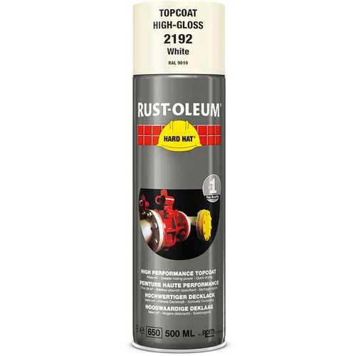 Spuitbus Hard Hat® industriële verf 500 ml - Rust Oleum