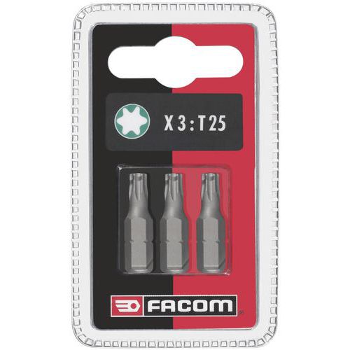 Set van 3 bit voor schroeven Torx® EX.1 - Facom