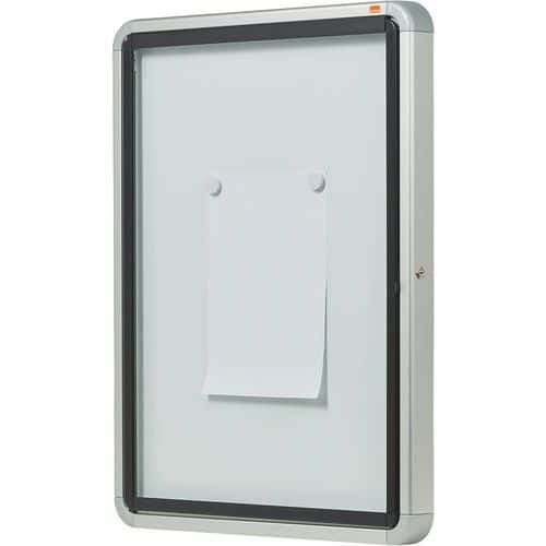 Vitrinekast/mededelingenbord Outdoor met magnetische achterwand - Nobo