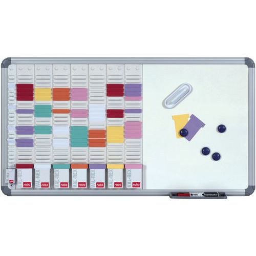 Weekplanner met Whiteboard T-Kaart Nobo