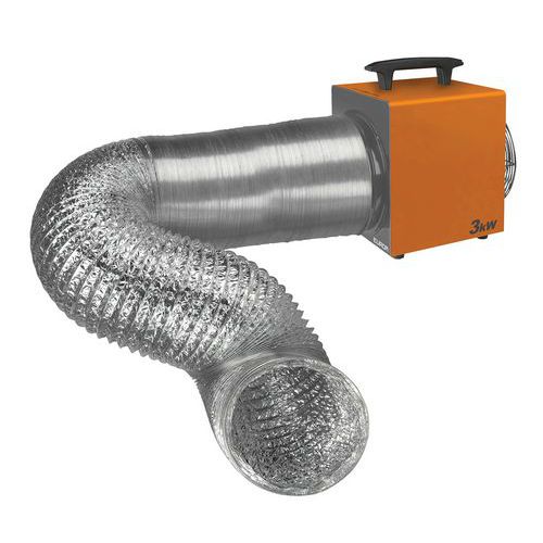 Flexibele buis van 5 meter - Heat-Duct Pro 3,3 kW en 9 kW - Eurom