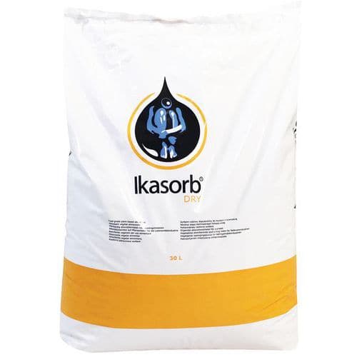 Universele plantaardige absorptiekorrels Dry 30 l - Ikasorb