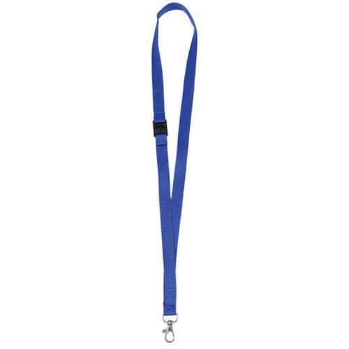 Keycord veilig gerecycled pet 15 mm met nikkelvrije clip - set van 100