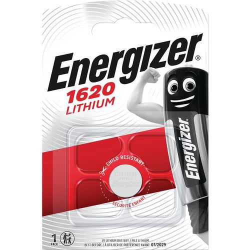 Lithiumbatterij voor rekenmachines, horloges en multifunctioneel - CR1620 - Energizer