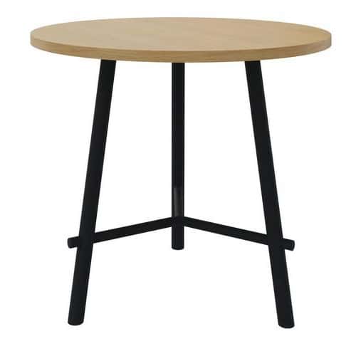 Restauranttafel Clara diameter 80 cm gemelamineerd blad - Eol