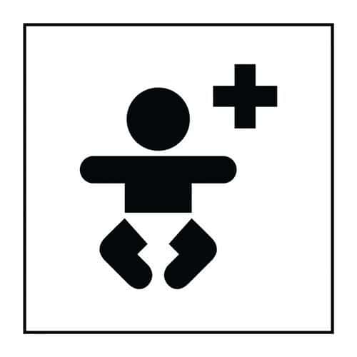 Pictogram kinderziekenhuis in PVC