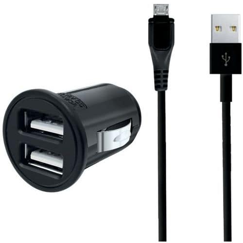 Oplader sigarettenaansteker USB + micro-USB-kabel - Moxie